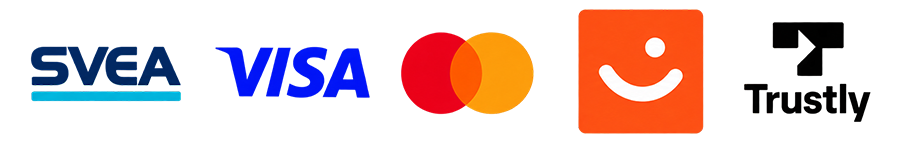 Svea, Visa, Mastercard, Vipps og Trustly